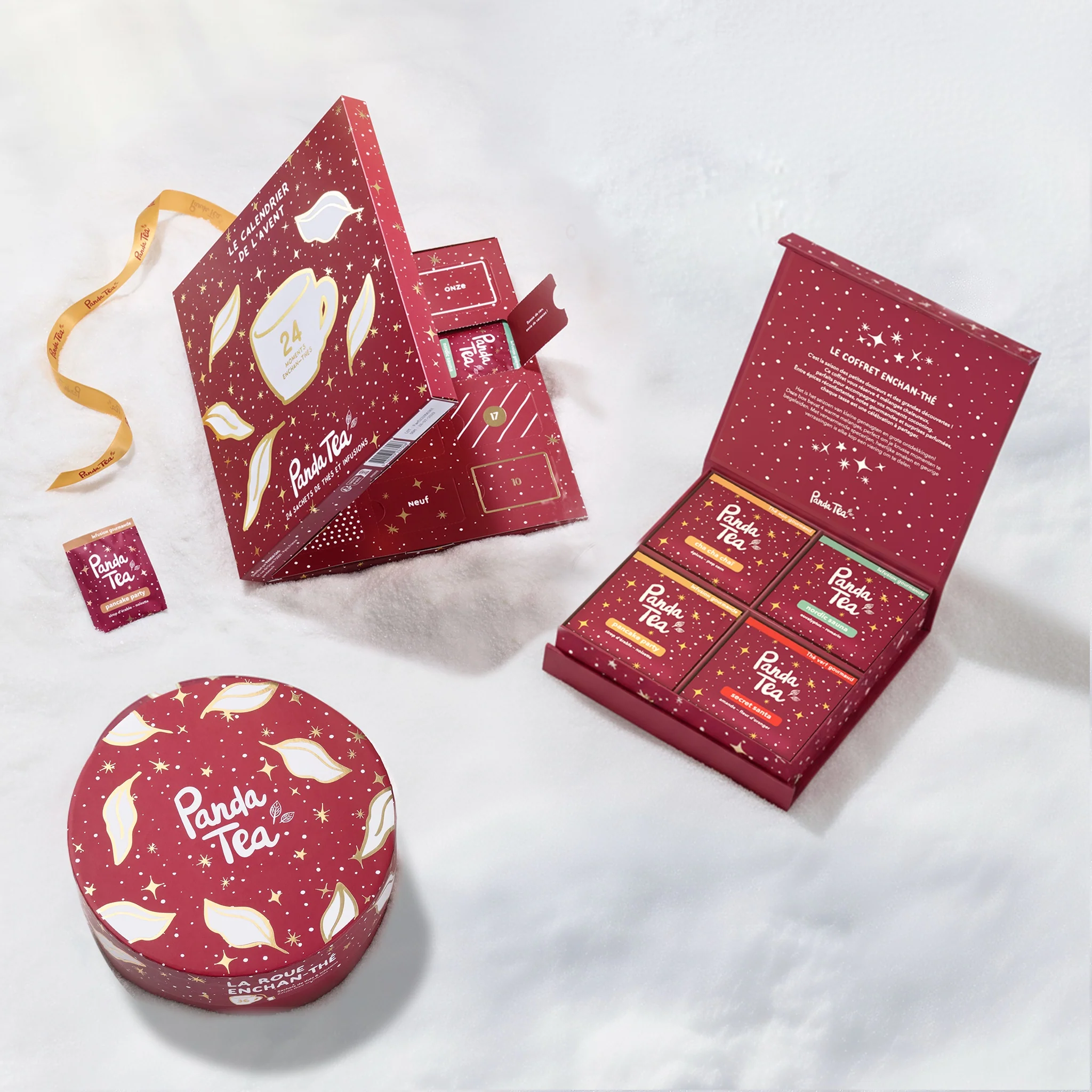 Calendrier de l'Avent, Coffret 20 Sachets & Roue Enchan-thé 36 sachets - Image 2