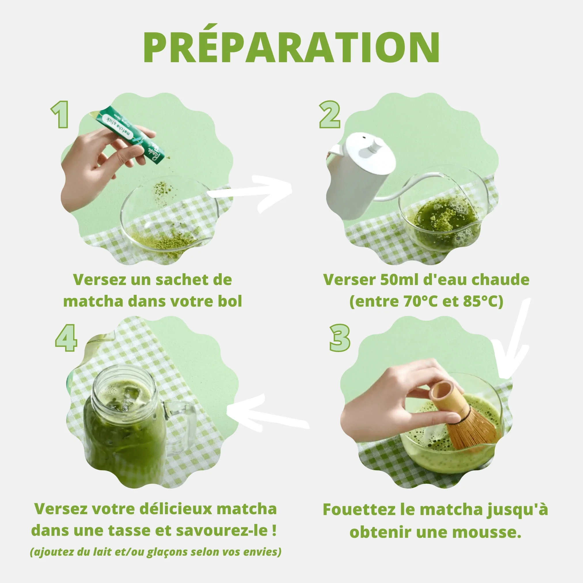 Thé Matcha Cérémonie Bio en Sticks - Image 6