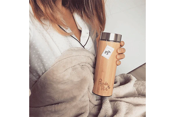Thermos en Bambou avec Infuseur - 360 mL - Image 6